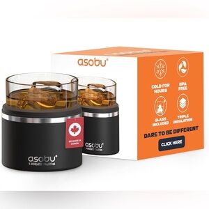 asobu Whiskey Sleeve Glass
